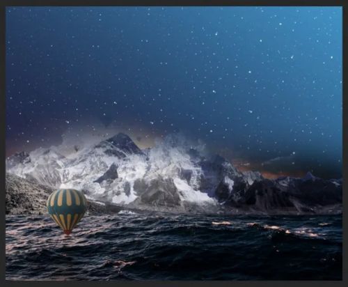 آموزش طراحی آسمان رویایی در فتوشاپ